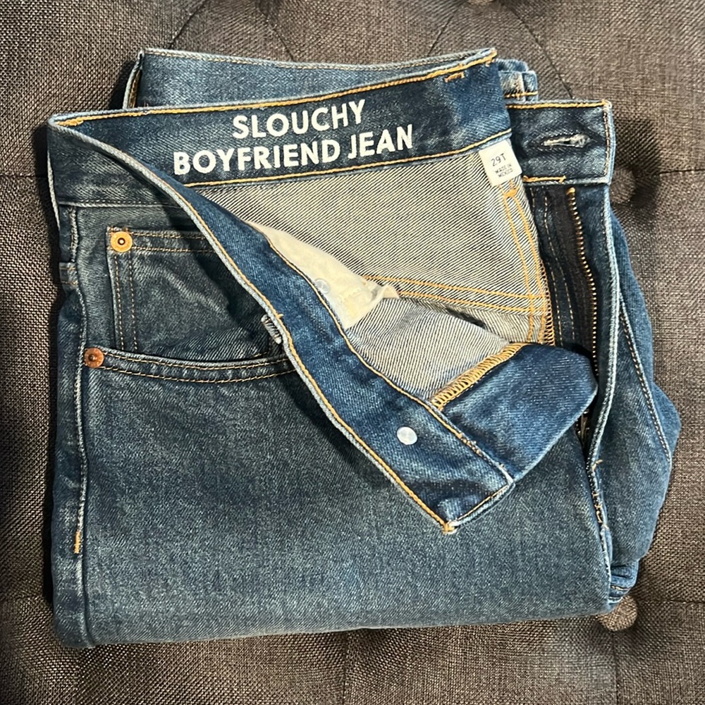 NWOT J. Crew Slouchy Boyfriend Jean 29Tall
